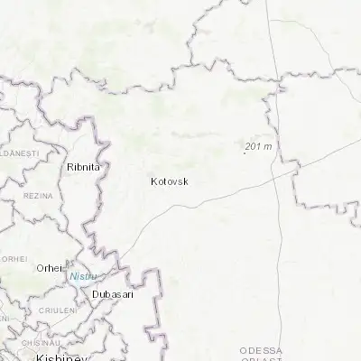Map showing location of Lypetske (47.736460, 29.715210)