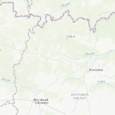 Map showing location of Novi Bilokorovychi (51.115480, 28.054630)