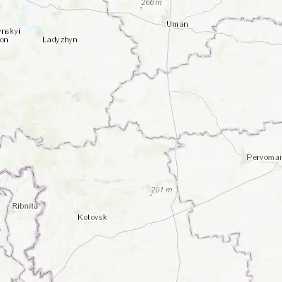 Map showing location of Osychky (48.132890, 30.028160)