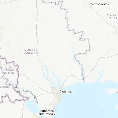 Map showing location of Petrivka (46.910800, 30.721670)