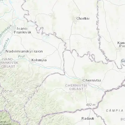 Map showing location of Stetseva (48.526380, 25.574110)