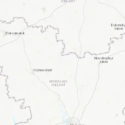 Map showing location of Yelanets (47.695210, 31.852220)