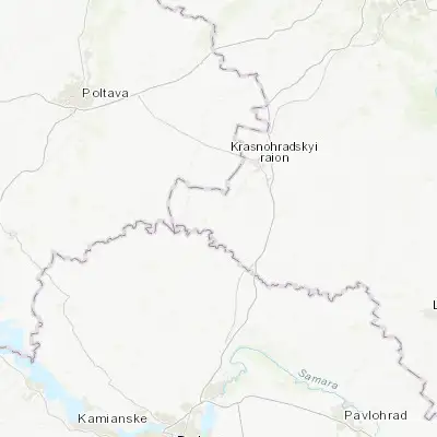 Map showing location of Zachepylivka (49.197430, 35.242020)