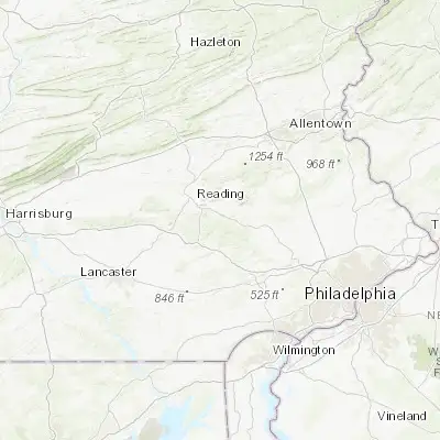 Map showing location of Birdsboro (40.264540, -75.804090)
