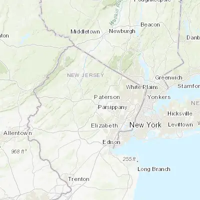 Map showing location of Boonton (40.902600, -74.407100)