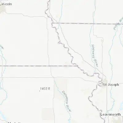 Map showing location of Falls City (40.060840, -95.601930)