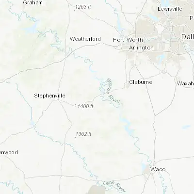 Map showing location of Glen Rose (32.234590, -97.755310)