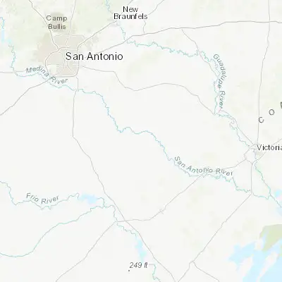 Map showing location of Karnes City (28.884980, -97.900840)